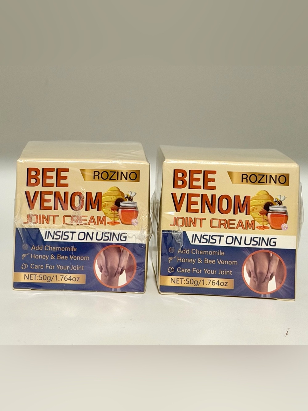 Rozino Bee Venom Joint Cream with Chamomille & Honey – 2 each 50gm